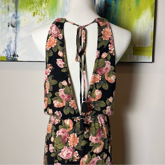 American Eagle  Floral Halter Neck Dress - Picture 5 of 8